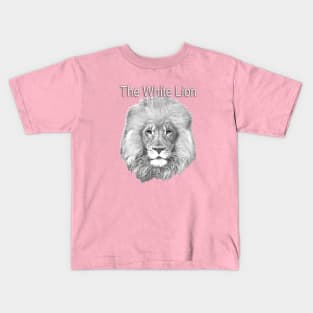 White-lion animal Kids T-Shirt